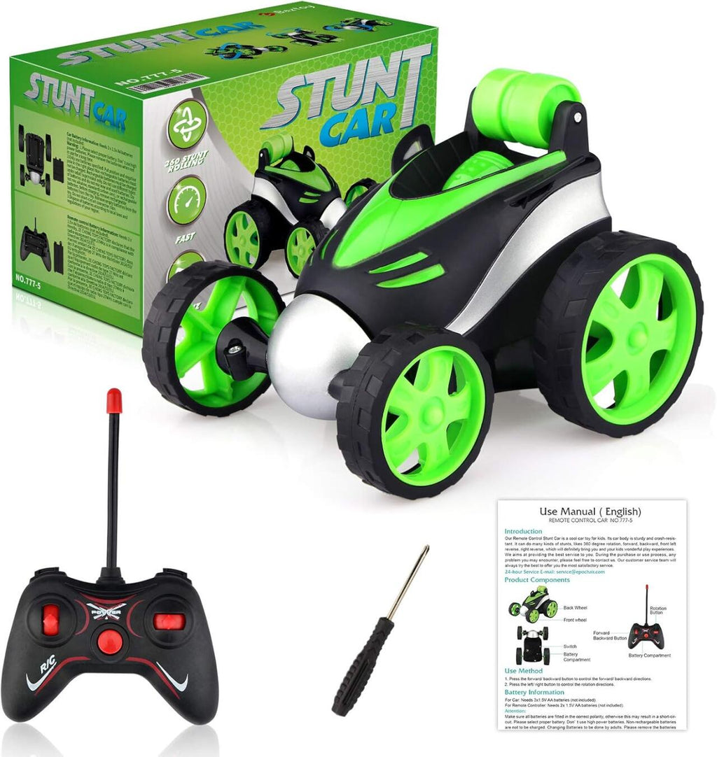 Coche Teledirigido Acrobático Stunt RC para Niños | Rotación 360° y Alta Velocidad