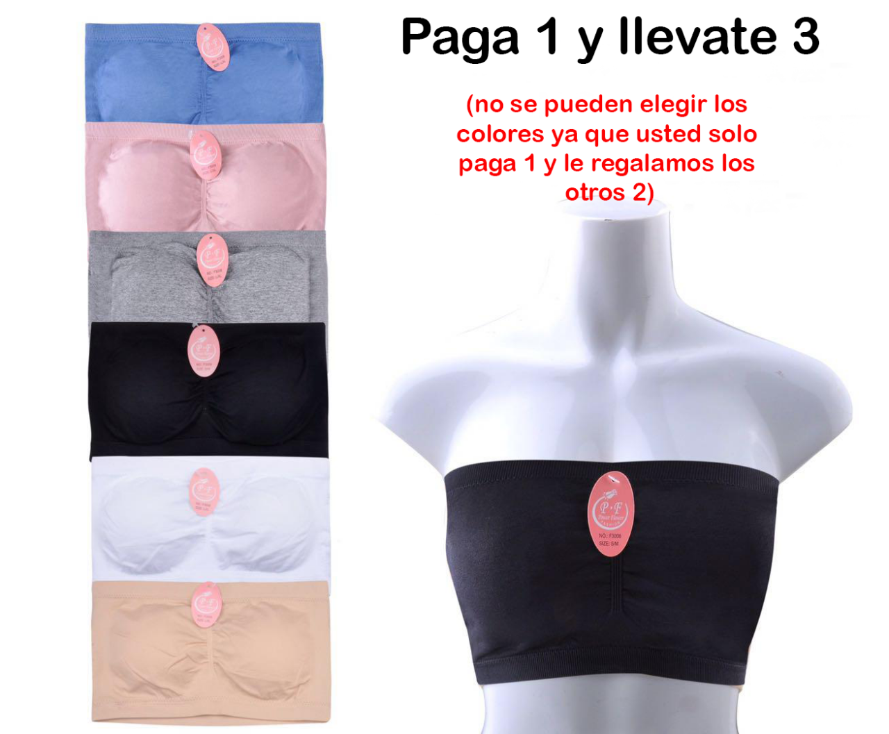 SujetadorBra - ¡Compre 1 y obtenga 3 sujetadores!